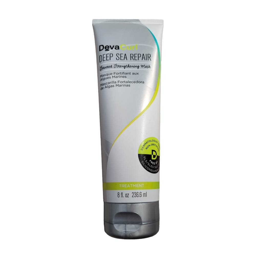 DevaCurl Deep Sea Repair Seaweed Strengthening Mask Curly/Wavy Hair 8fl.oz/236.6